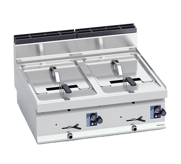 GAS FRYER (COUNTER TOP) - TWIN TANK 10+10 L